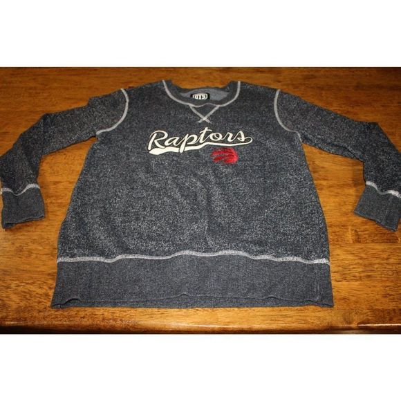 OTS Adult LG NBA Toronto Raptors Basketball Lightweight Long Sleeved Sweatshirt - Picture 5 of 11